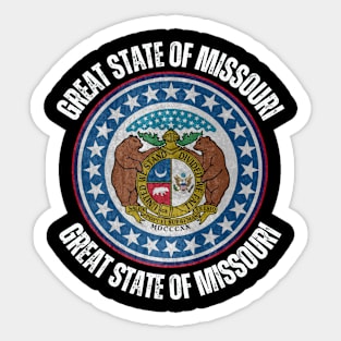 Missouri State Flag Sticker